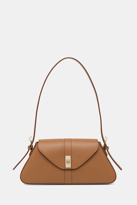 Answear.LAB дамска чанта от кожа кафява