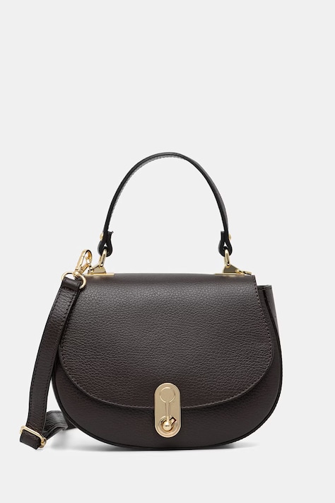 Answear.LAB torebka crossbody damska skórzana brązowa