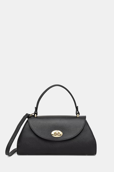 Answear.LAB torebka damska skórzana czarna