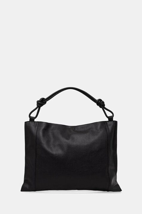 Answear.LAB torebka shopper damska skórzana czarna