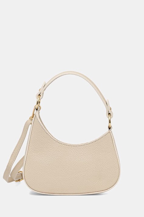 Answear.LAB torebka crossbody damska skórzana beżowa