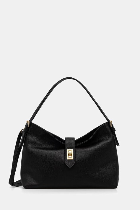 Answear.LAB torebka shopper damska skórzana czarna