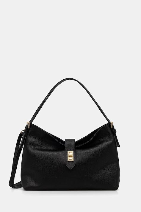 Answear.LAB torebka shopper damska skórzana czarna