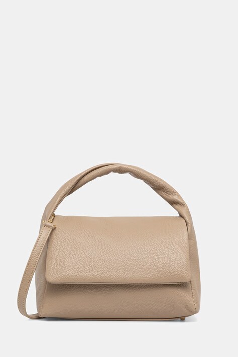 Answear.LAB torebka crossbody damska skórzana beżowa