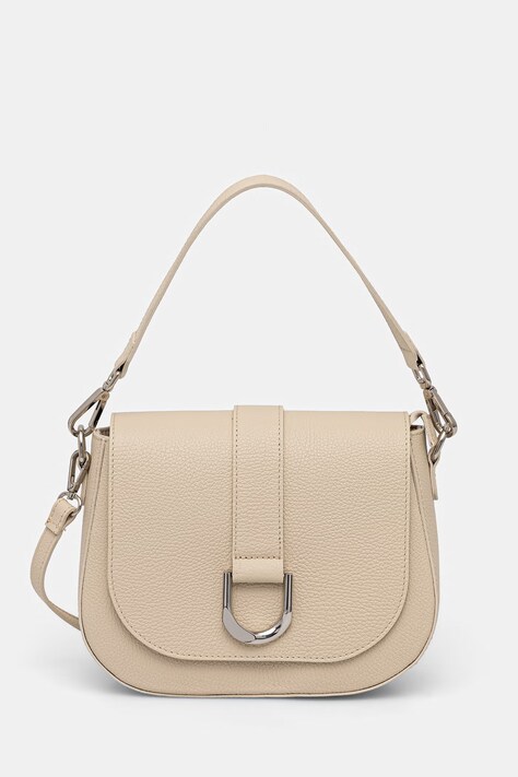 Answear.LAB torebka damska skórzana beżowa