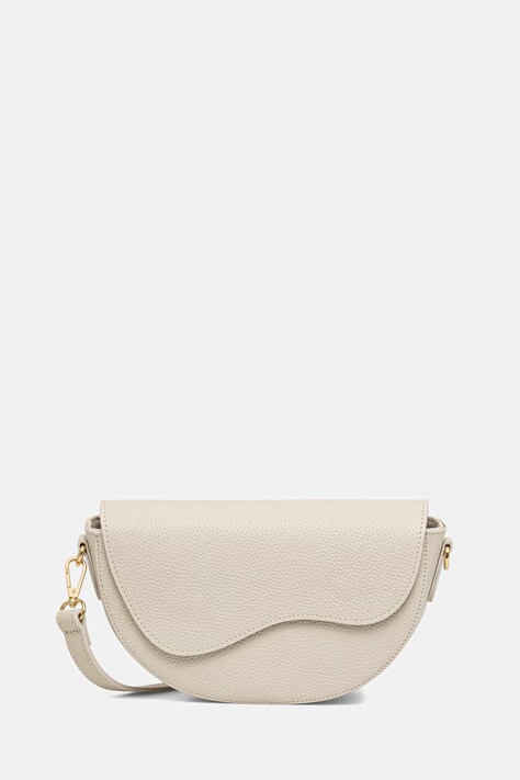 Answear.LAB torebka crossbody damska skórzana beżowa