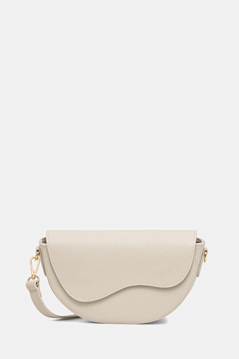 Answear.LAB torebka crossbody damska skórzana beżowa