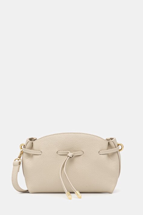 Answear.LAB torebka crossbody damska skórzana beżowa