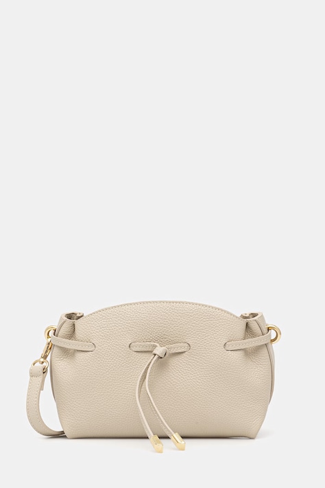 Answear.LAB torebka crossbody damska skórzana beżowa