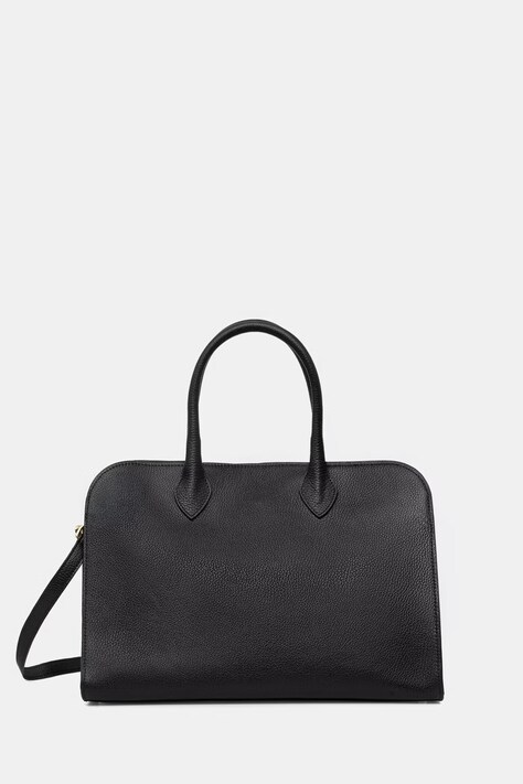 Answear.LAB torebka shopper damska skórzana czarna
