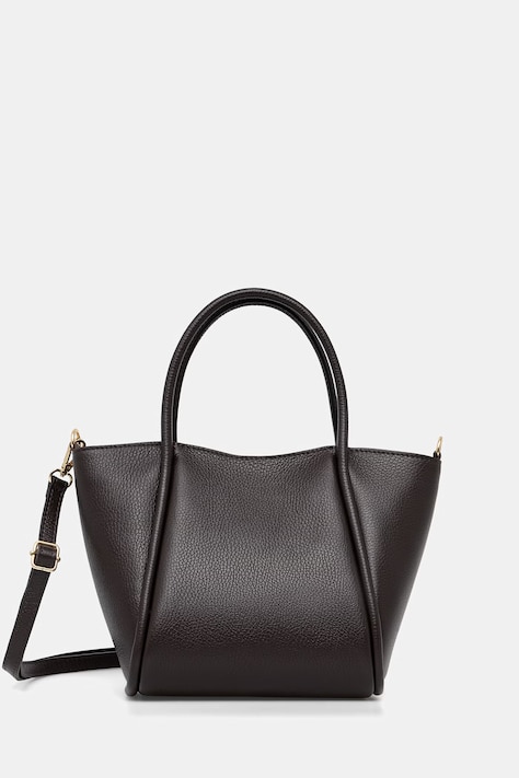 Answear.LAB torebka shopper damska skórzana brązowa