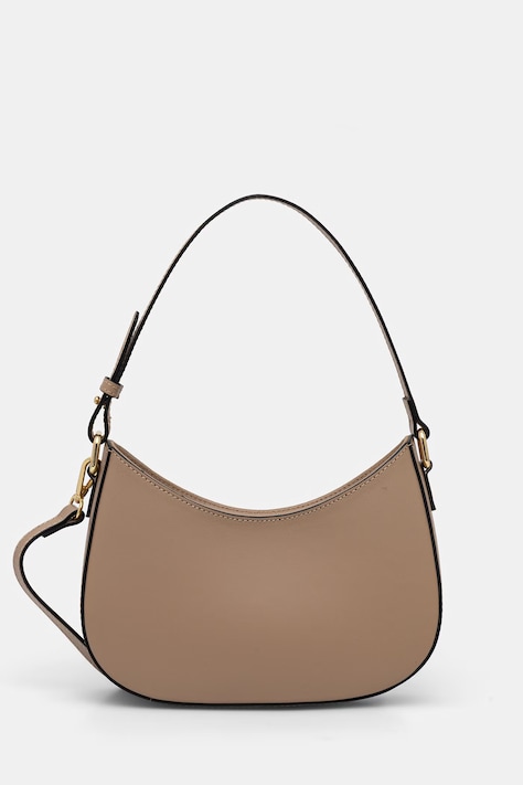 Answear.LAB torebka crossbody damska skórzana beżowa