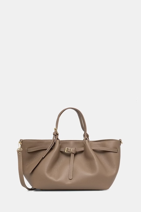 Answear.LAB torebka shopper damska skórzana brązowa