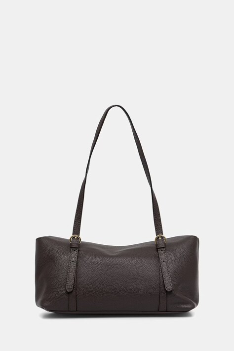 Answear.LAB torebka shopper damska skórzana brązowa