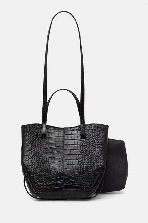 Answear.LAB torebka shopper damska skórzana czarna