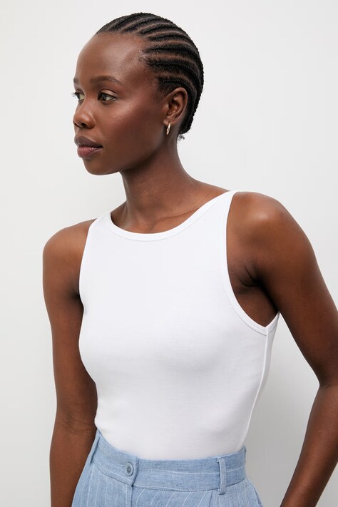 Answear.LAB top damski z modalem biały