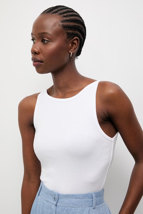 Answear.LAB top damski z modalem biały