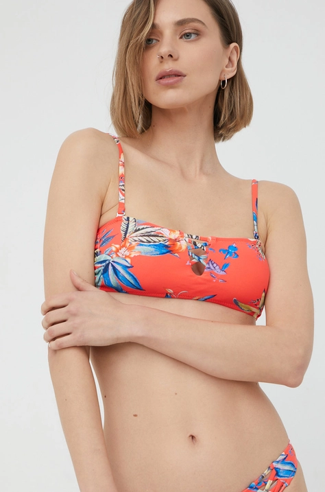 Bikini top Answear Lab χρώμα: πορτοκαλί