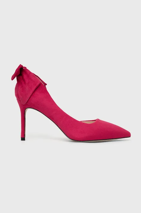 Обувки с висок ток Answear Lab в розово