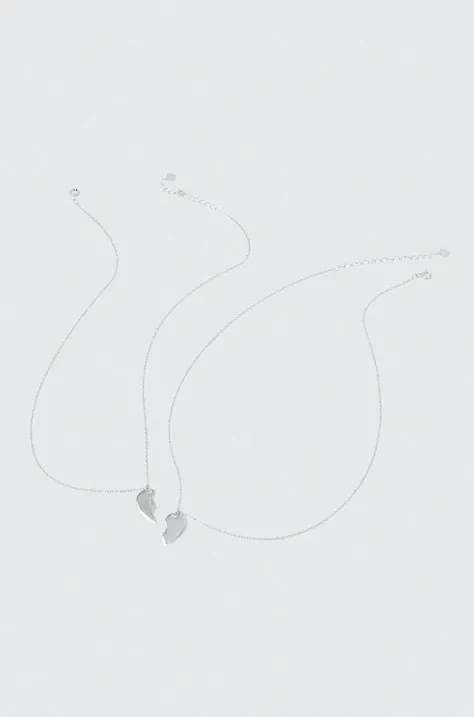 Сребърно колие Answear Lab (2 броя) x limited collection SISTERHOOD