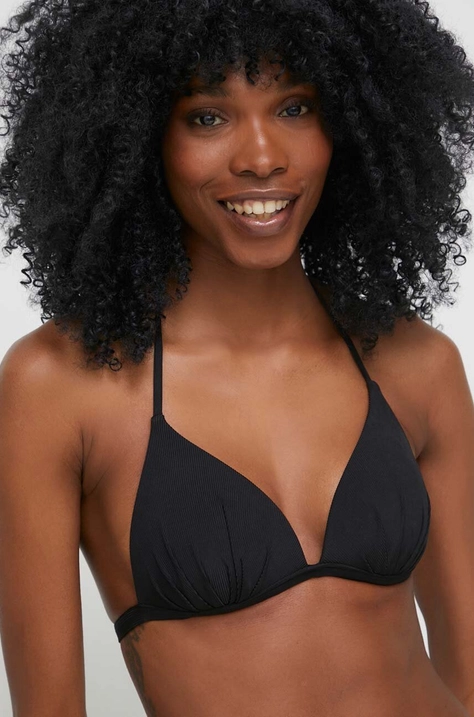 Answear Lab sutien de baie culoarea negru, cupa rigidizata