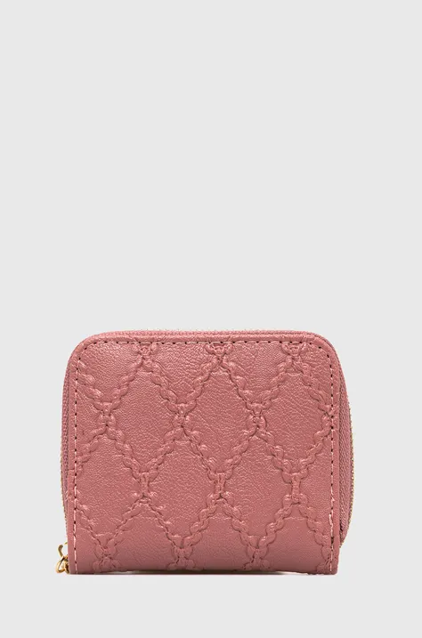 Answear Lab portfel damski kolor różowy