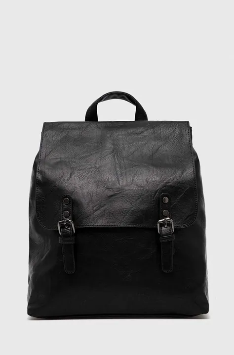 Рюкзак Answear Lab жіночий колір чорний великий однотонний