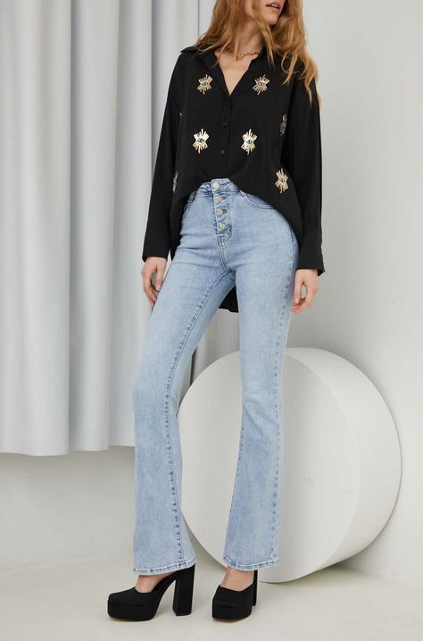 Answear Lab jeansy X kolekcja limitowana SISTERHOOD