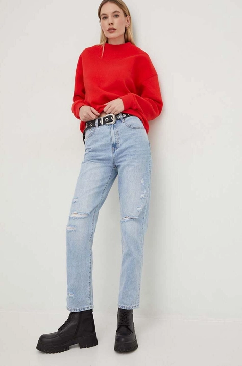 Džíny Answear Lab PREMIUM JEANS dámské, high waist