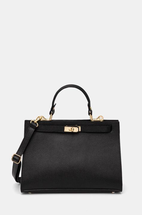 Answear Lab borsa a mano in pelle colore nero