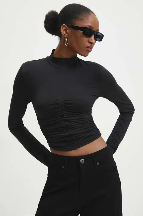 Majica Answear Lab ženska, črna barva