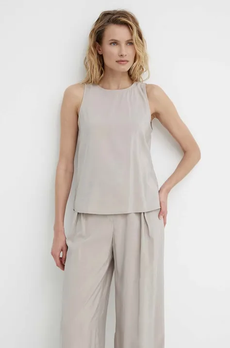 Блузка Answear Lab женская цвет серый однотонная