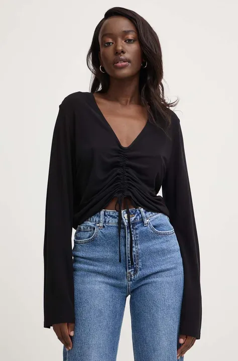 Answear Lab camicetta donna colore nero