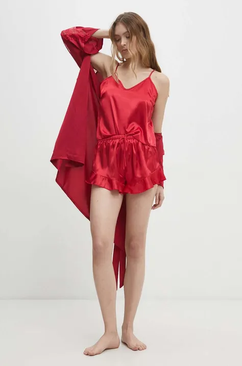 Pižama Answear Lab ženska, rdeča barva