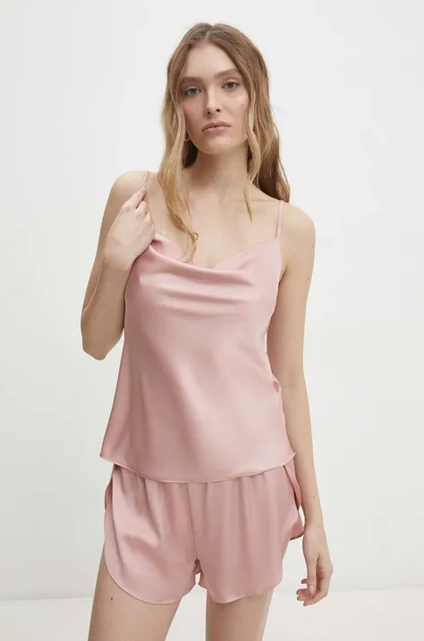 Pidžama Answear Lab za žene, boja: ružičasta