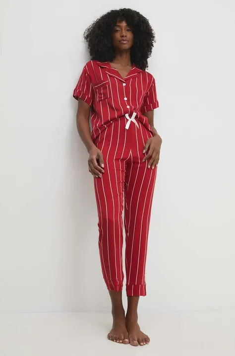 Пижама Answear Lab женская цвет красный