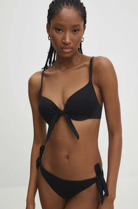 Answear Lab bikini felső fekete, merevített kosaras
