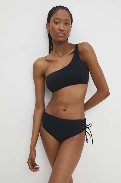 Bikini top Answear Lab χρώμα: μαύρο