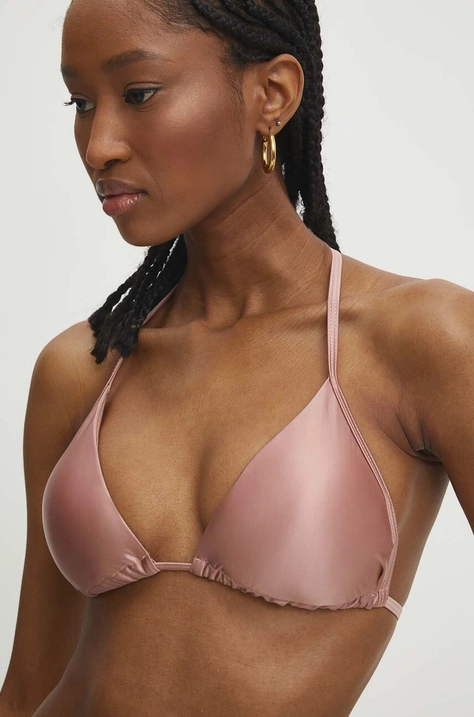 Bikini top Answear Lab χρώμα: ροζ