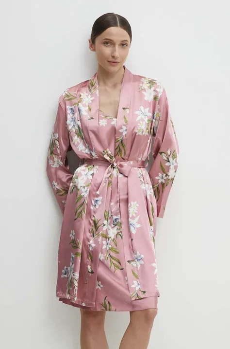 Pidžama komplet Answear Lab boja: ružičasta