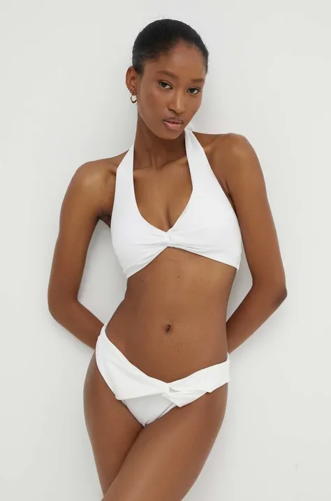 Answear Lab bikini felső fehér, enyhén merevített kosaras