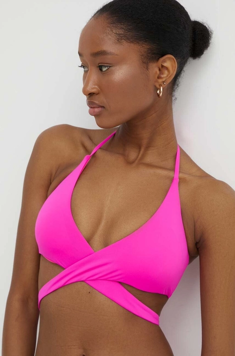 Bikini top Answear Lab χρώμα: ροζ