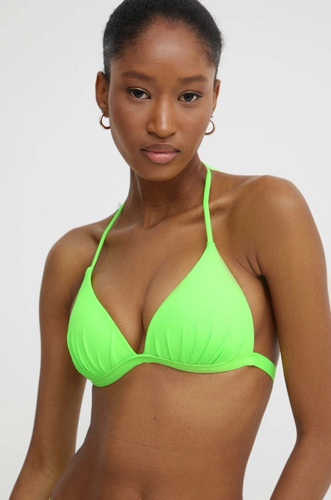 Bikini top Answear Lab χρώμα: πράσινο