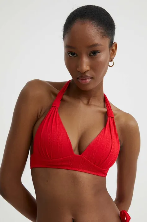 Answear Lab bikini felső piros, enyhén merevített kosaras