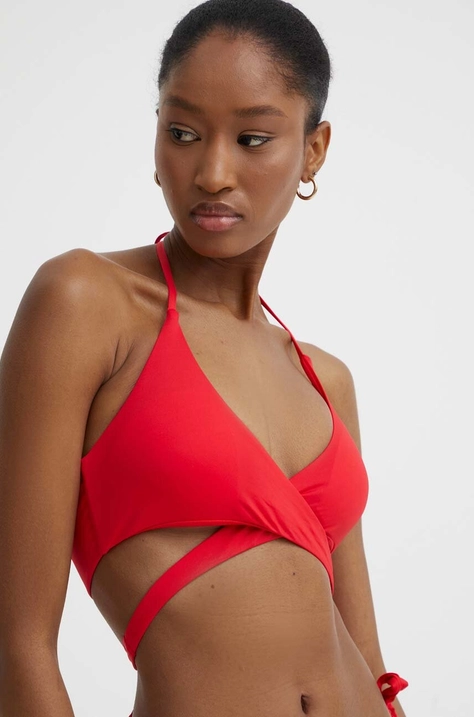 Bikini top Answear Lab χρώμα: κόκκινο