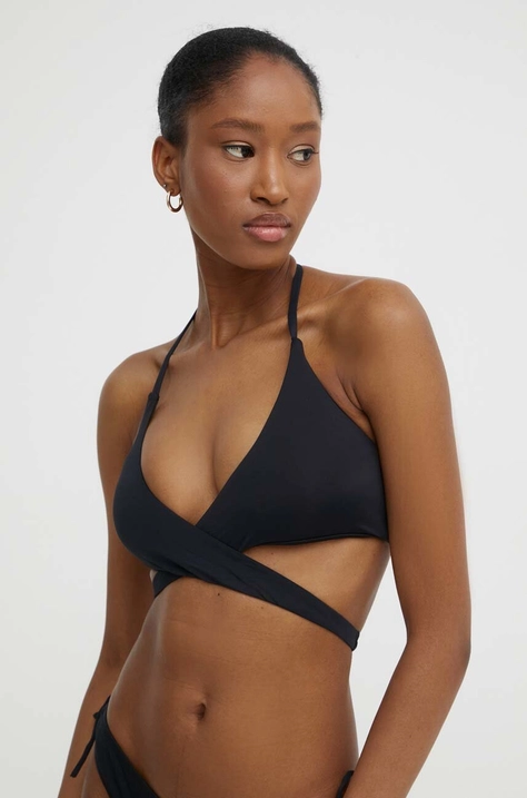 Bikini top Answear Lab χρώμα: μαύρο