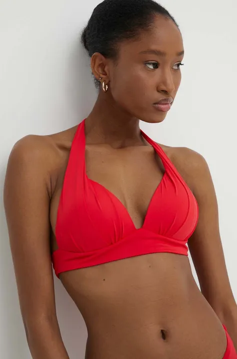 Answear Lab bikini felső piros, merevített kosaras
