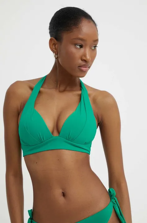 Answear Lab bikini felső zöld, merevített kosaras