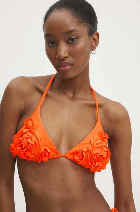 Bikini top Answear Lab χρώμα: πορτοκαλί