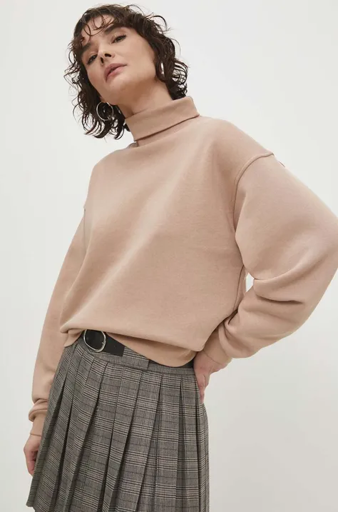 Pulover Answear Lab ženska, rjava barva